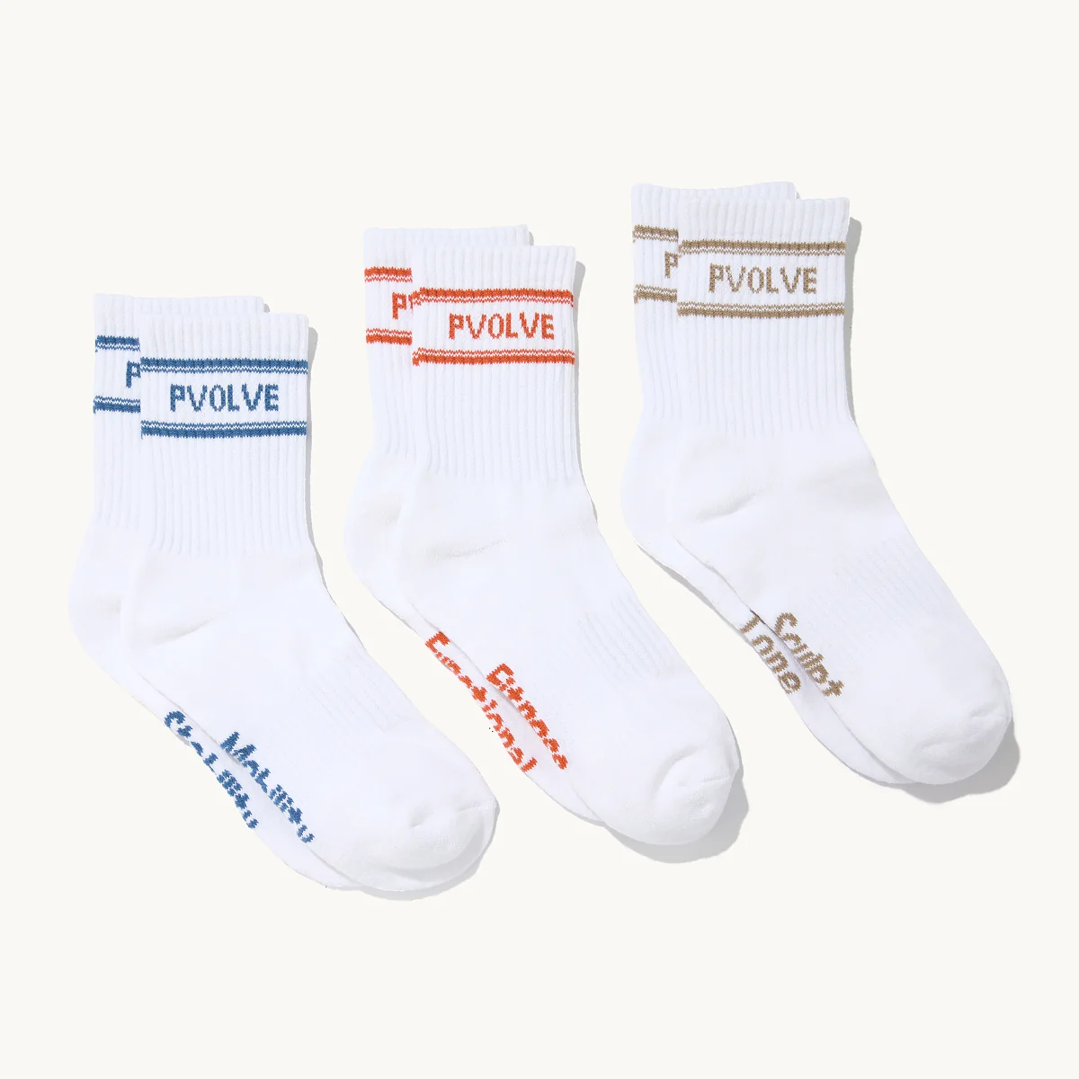 PVOLVE Striped Ankle Socks (1 Pair) - Image 6